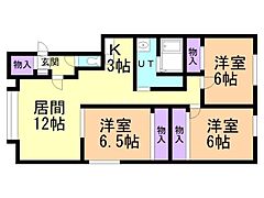 物件の間取り