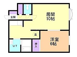 間取図画像 1LDK