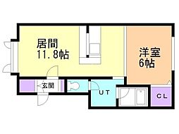 間取図画像 1LDK