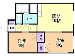 第1富士ハイツ 2階/201