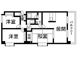 トーアパレス豊岡 3LDKの間取図画像