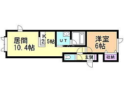 間取図画像 1LDK