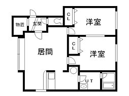 ファミール B棟 1階