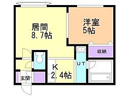 間取図画像 1LDK
