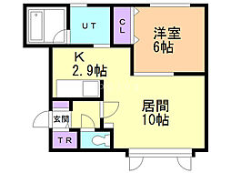 間取図画像 1LDK