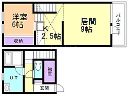 S.M.S 1LDKの間取図画像
