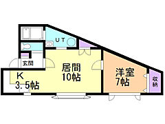 物件の間取り