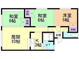 間取図画像 3LDK
