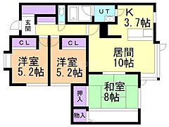 物件の間取り