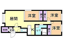 ハーモニーＣ 2階