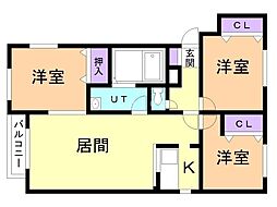 間取図画像 3LDK
