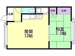 間取図画像 1LDK