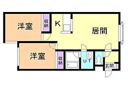 リヴァージュ豊岡 2階/202