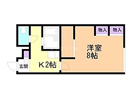 レオパレスフローラ 2階