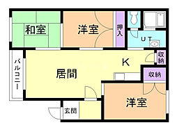 間取図画像 3LDK