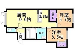 バス 旭川電気軌道バス東光16-5下車 徒歩6分 1階/-