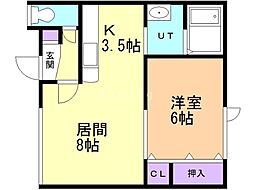 間取図画像 1LDK