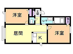 グランシャリオII 2階