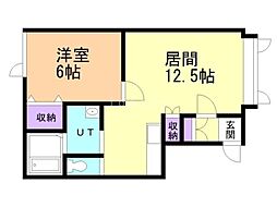 間取図画像 1LDK