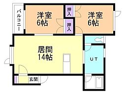 カントリーハイツ 2階/201