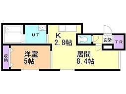 間取図画像 1LDK