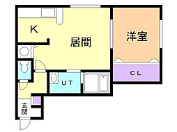 サクセス7-1 1LDKの間取図画像
