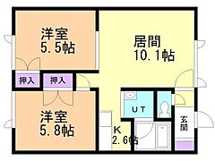 物件の間取り