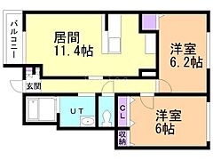 物件の間取り