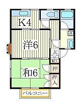 ニューGMコーポ2号棟  ｜ 千葉県我孫子市根戸（賃貸アパート2K・2階・37.10㎡） その2