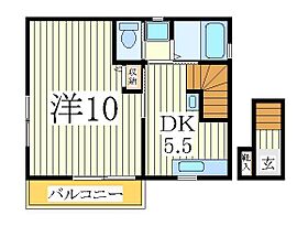 チャームオフサクラ  ｜ 千葉県柏市桜台4丁目（賃貸アパート1DK・2階・32.29㎡） その2