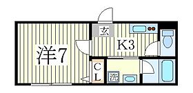 プレジールI  ｜ 千葉県柏市篠籠田（賃貸アパート1K・1階・24.18㎡） その2