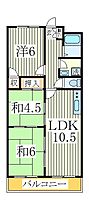 シンシアハイツ柏  ｜ 千葉県柏市十余二（賃貸マンション3LDK・4階・57.50㎡） その2