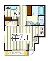 ドミール西初石Ｂ棟  ｜ 千葉県流山市西初石4丁目（賃貸アパート1K・1階・27.53㎡） その2