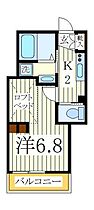 ウィンドテラス柏  ｜ 千葉県柏市明原2丁目（賃貸アパート1K・3階・21.73㎡） その2