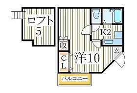 ジュネパレス柏第58  ｜ 千葉県柏市北柏2丁目（賃貸アパート1K・2階・30.00㎡） その2