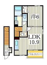 ＮＴセイバリー  ｜ 千葉県流山市東深井（賃貸アパート1LDK・2階・44.39㎡） その2