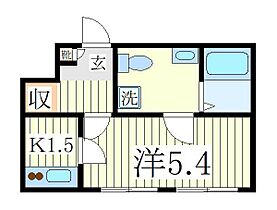 アルカディア柏  ｜ 千葉県流山市松ケ丘4丁目（賃貸アパート1K・1階・20.80㎡） その2