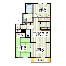 間取図画像 3DK
