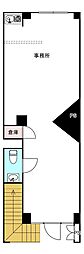 マスターリンクビル 1DKの間取図画像