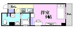 ラシャンティ本川 1Kの間取図画像