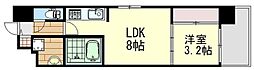 LiveCasaHIKARIMACHI 1LDKの間取図画像