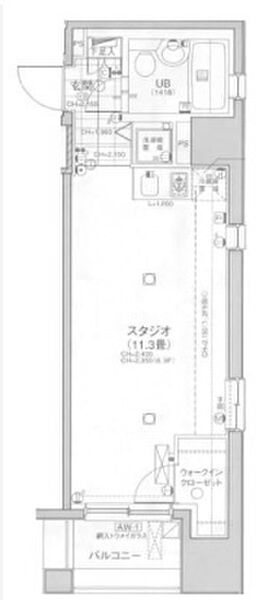 東京都渋谷区笹塚２丁目(賃貸マンション1R・5階・29.35㎡)の写真 その2