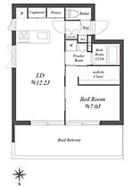 東京都新宿区大京町（賃貸マンション1LDK・4階・41.55㎡） その2