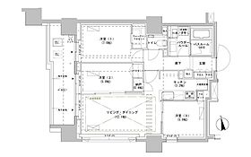 東京都新宿区南山伏町（賃貸マンション3LDK・2階・72.12㎡） その2