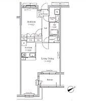 東京都渋谷区元代々木町（賃貸マンション1LDK・1階・50.47㎡） その2