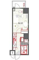 東京都新宿区西新宿５丁目（賃貸マンション1K・7階・22.68㎡） その2