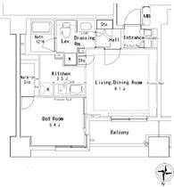 東京都文京区湯島３丁目（賃貸マンション1LDK・11階・40.61㎡） その2