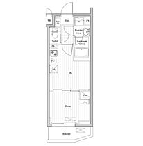 東京都新宿区河田町（賃貸マンション1DK・2階・25.51㎡） その2