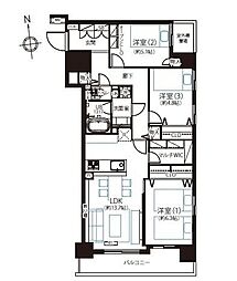 間取図画像 3LDK