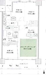 シティタワー金町タワー棟A棟 3LDKの間取図画像